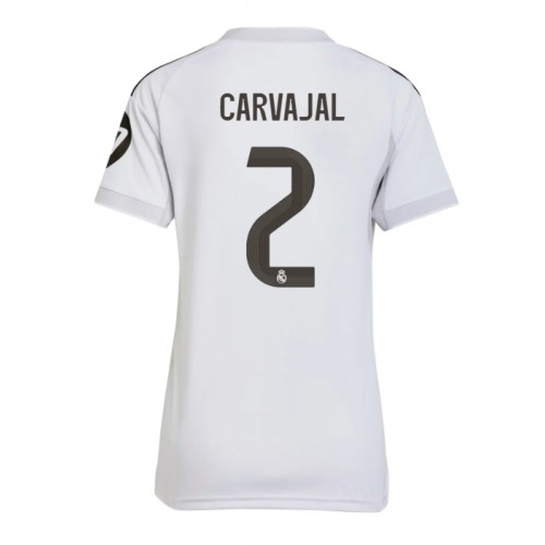 Real Madrid Daniel Carvajal #2 Domaci Dres za Ženska 2025-26 Kratak Rukav